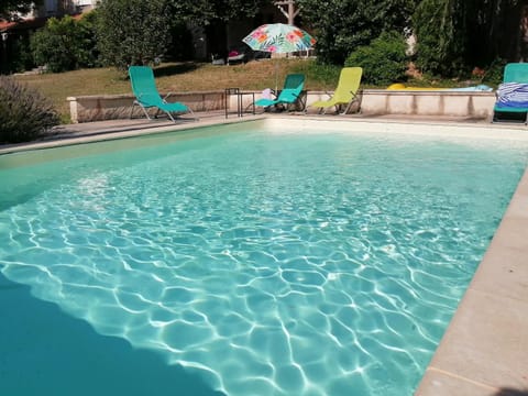 Property building, Living room, Swimming pool