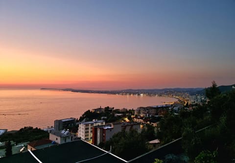 Day, Natural landscape, Bird's eye view, City view, Sea view, Sunrise, Sunset