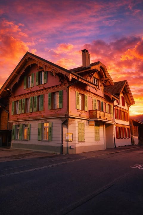 Property building, Sunset