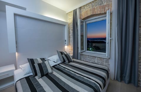 Bed, View (from property/room), Bedroom, Mountain view, Sea view