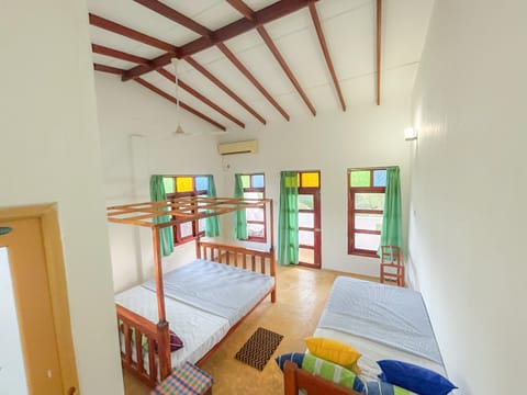 Bed, Photo of the whole room, Bedroom, room service, air conditioner
