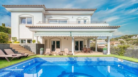 Property building, Living room, Swimming pool