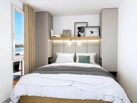 Bed, Photo of the whole room, Bedroom, wardrobe