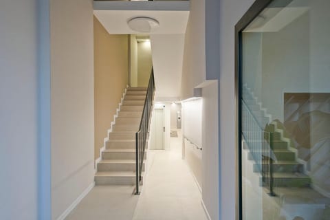 Property building, elevator