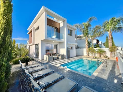 Property building, Patio, Pool view, Swimming pool