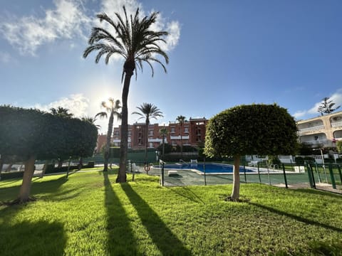Spring, Day, Natural landscape, Garden, Garden view, Pool view, Swimming pool