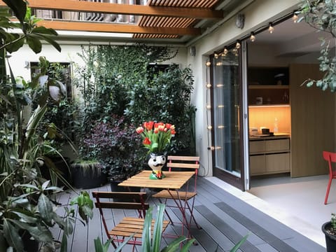Patio, Garden, Balcony/Terrace, Kitchen or kitchenette, Dining area, Garden view, Lunch