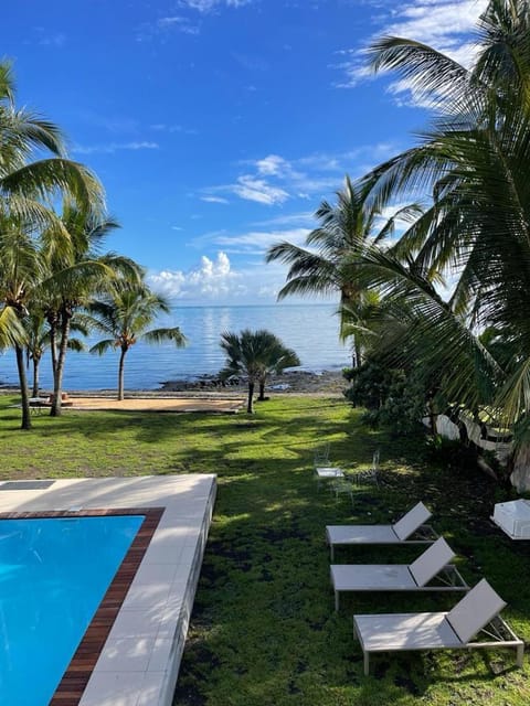 Garden view, Pool view, Sea view, Swimming pool, sunbed