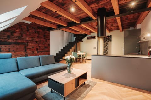 Kitchen or kitchenette, Living room