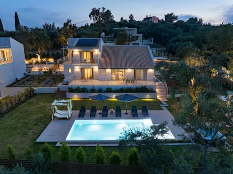 Property building, Night, Garden view, Pool view