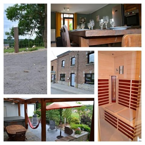 Gîte Blanc Bleu Sauna et jacuzzi privatif borne de recharge House in Wallonia, Belgium