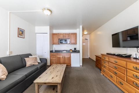 TV and multimedia, Kitchen or kitchenette, Living room, Seating area