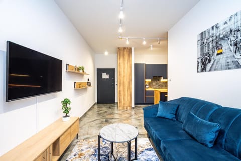 TV and multimedia, Kitchen or kitchenette, Living room, Seating area