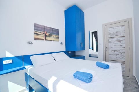 Bed, Photo of the whole room, Bedroom, towels, wardrobe