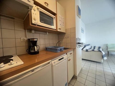 514 - Appartement 1 chambre vue mer en bordure de la plage du centre d'Erquy Apartment in Brittany