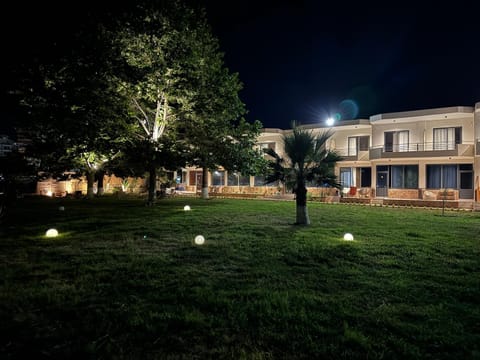 Property building, Night, Natural landscape, Garden, Garden view