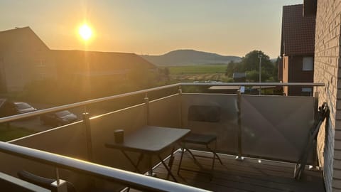 Natural landscape, View (from property/room), Balcony/Terrace, Sunset