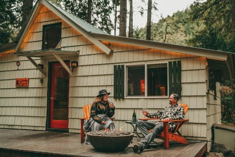Natural landscape, Balcony/Terrace, fireplace