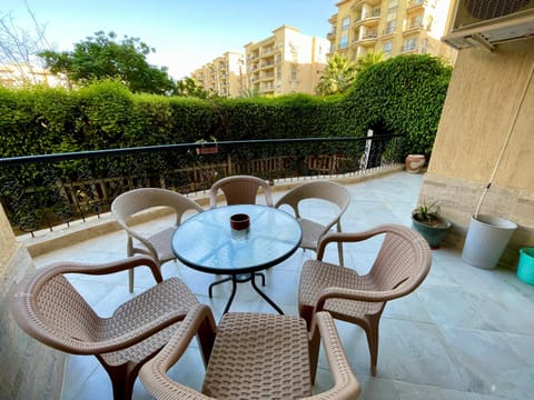 Property building, Day, View (from property/room), Seating area, Dining area