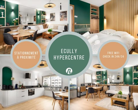 Appartement standing -T3- Centre Apartment in Tassin-la-Demi-Lune