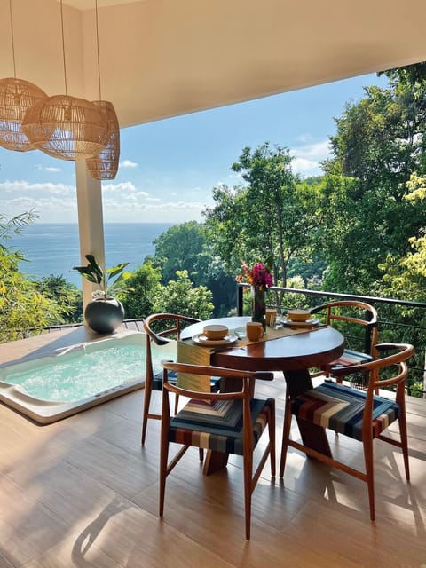 Hot Tub, Balcony/Terrace, Sea view