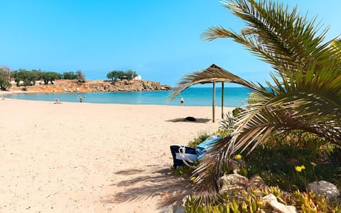 Nearby landmark, Natural landscape, Beach, sunbed