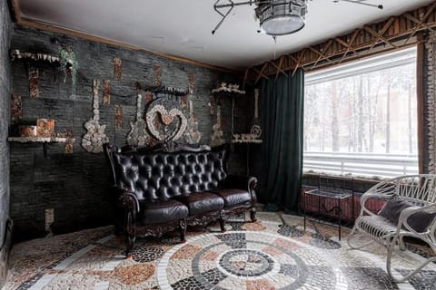 Black Chapel Apartment in Finland