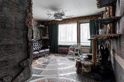 Black Chapel Apartment in Finland