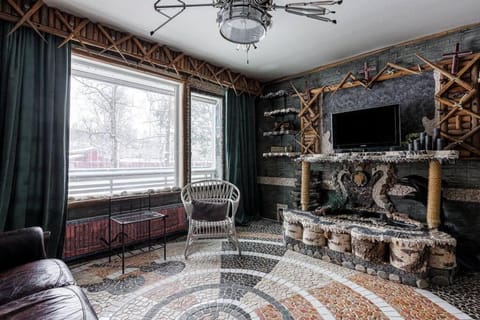 Black Chapel Apartment in Finland