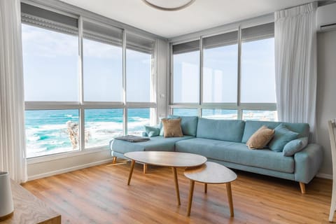 Living room, Seating area, Sea view