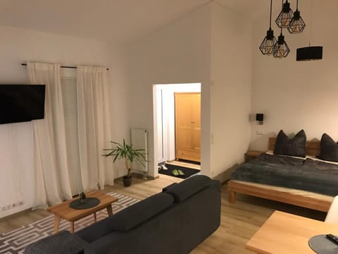 Bed, TV and multimedia, Living room