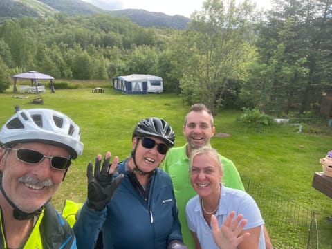 Caravan at the Cottage House Campground/ 
RV Resort in Nordland, Norway