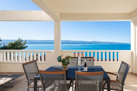 Day, Natural landscape, View (from property/room), Balcony/Terrace, Living room, Sea view