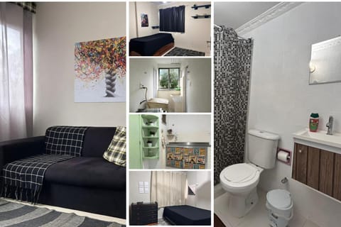 Apartamento até 8 hóspedes - uma quadra do Metrô, Ar condicionado, Wi-fi 50mps e Portaria 24h Apartment in Santa Teresa