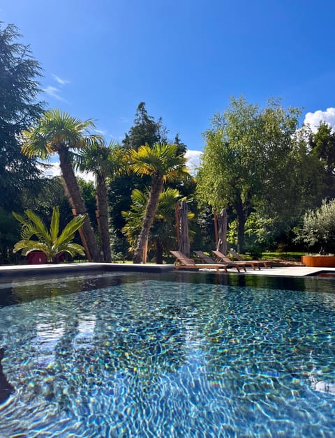 Garden, Spa and wellness centre/facilities, Swimming pool, sunbed