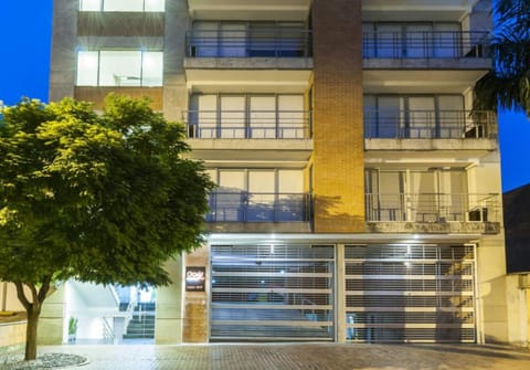 Property building, Off site, Night, Street view