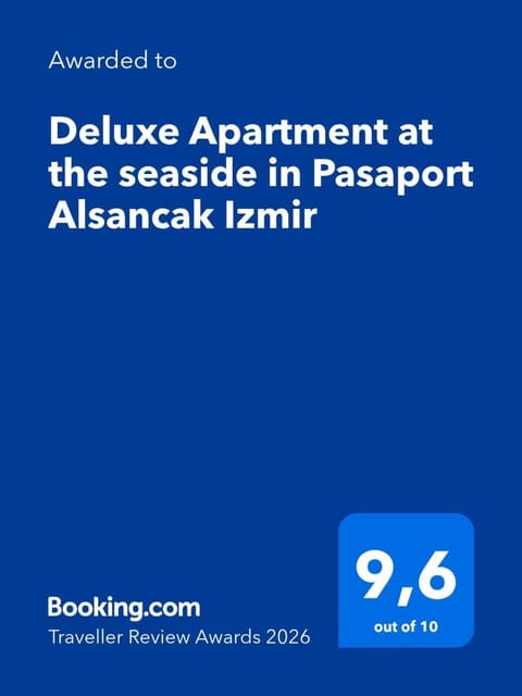 Deluxe Apartment at the seaside in Pasaport Alsancak Izmir Apartment in Izmir
