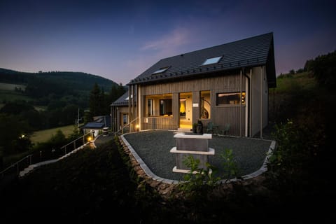 Property building, Facade/entrance, Natural landscape, BBQ facilities, Garden, View (from property/room), View (from property/room), Balcony/Terrace, Balcony/Terrace, Garden view, Sunset