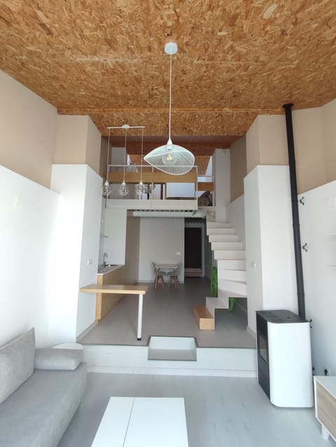 Kitchen or kitchenette, Living room, Dining area