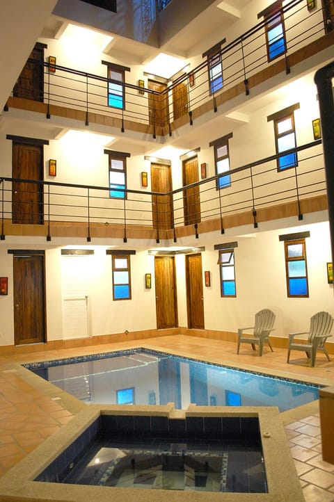 Property building, Balcony/Terrace, Pool view, Swimming pool