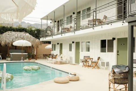 Property building, Day, View (from property/room), Swimming pool