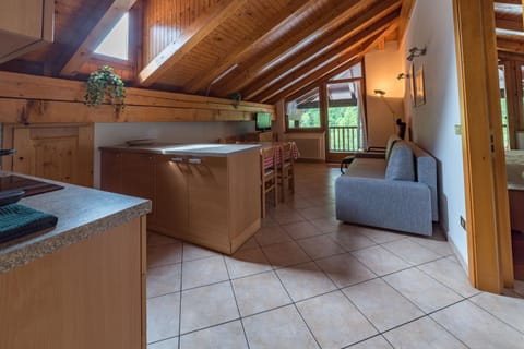 Kitchen or kitchenette, Living room