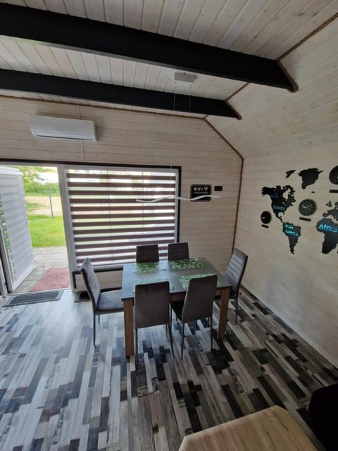 Dining area, air conditioner