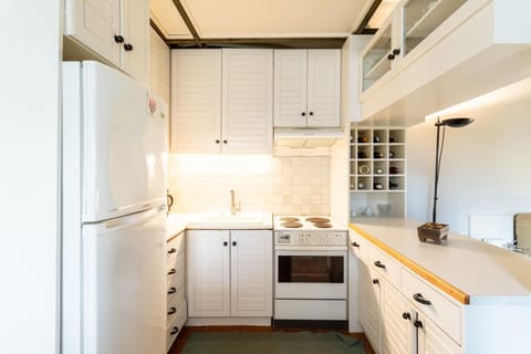 Kitchen or kitchenette, oven, stove