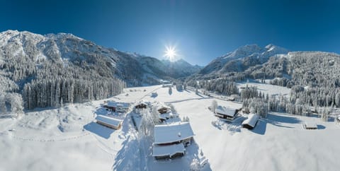 Natural landscape, Winter, Mountain view