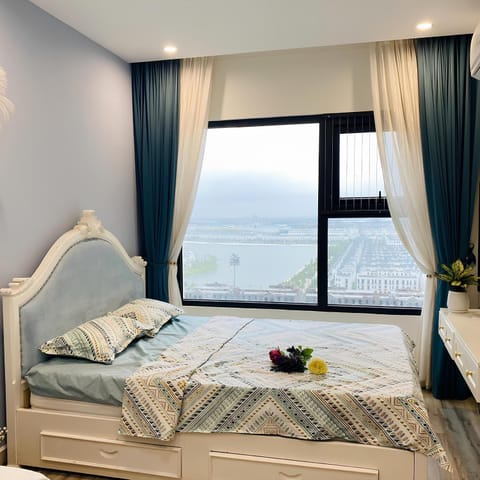 Bed, Natural landscape, Bedroom