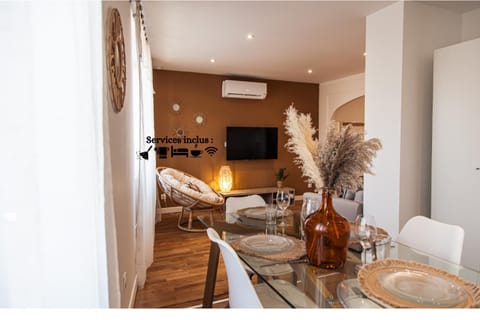 L'Exotique - Gare centre, tout équipé, climatisé, linges fournis Apartment in Centre-Val de Loire