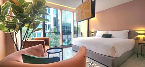 Balcony/Terrace, Photo of the whole room, Seating area, Bedroom
