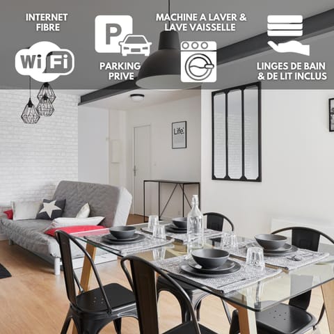 Living room, Seating area, Dining area