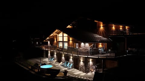 Property building, Patio, Hot Tub, View (from property/room), Balcony/Terrace